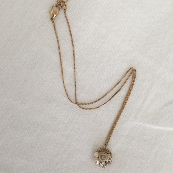Flower CZ necklace